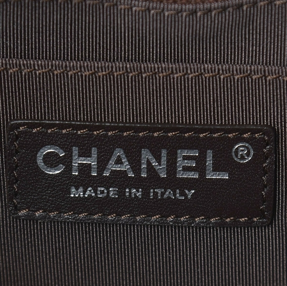 CHANEL Tan With Brown Trim & Ruthenium Metal - Picture 12 of 15